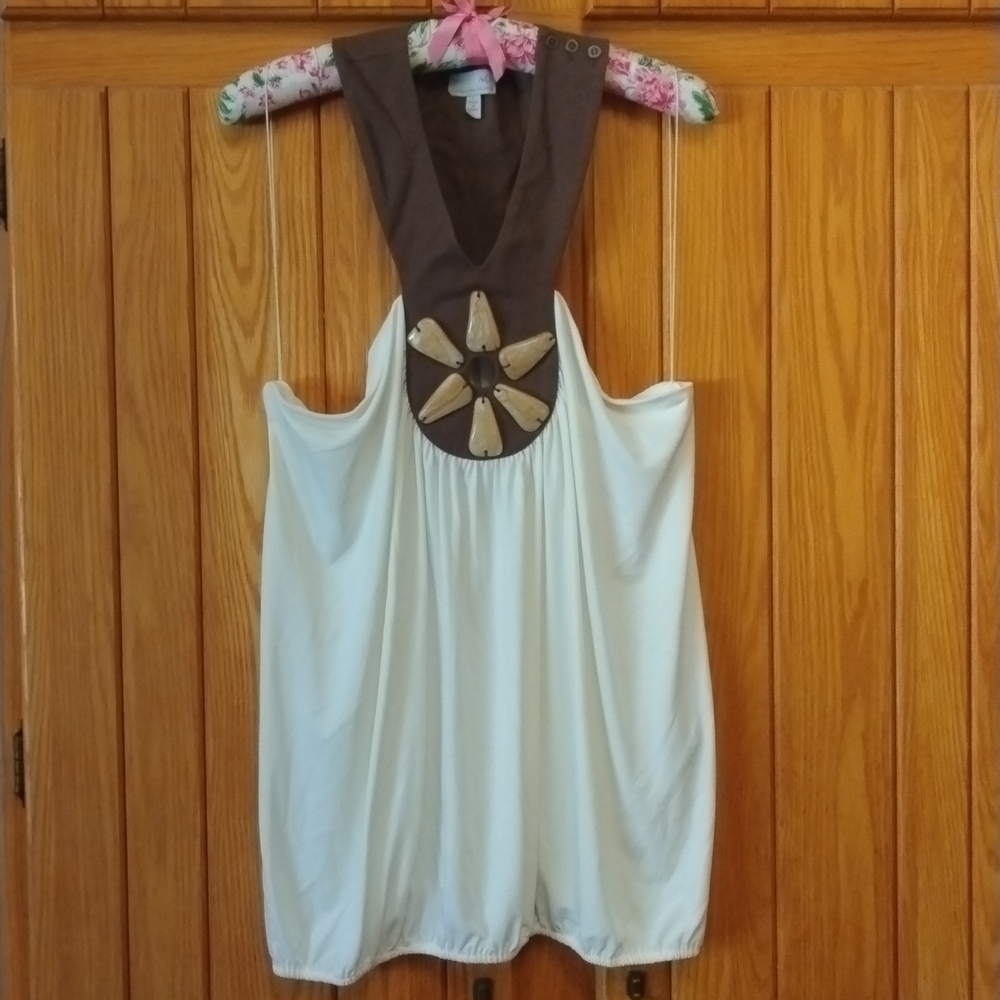 Alexandra Dillon Blouson Top. Size L